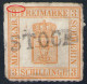 L1 ROSTOCK Auf 3 Shilling Gelborange - Schwerin Nr. 7 I Mit Abart - Mecklenbourg-Schwerin