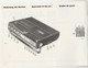 Handleiding-user Manual BLAUPUNKT Werke Gmbh Hildesheim (D) Kofferradio Bari CR 7652 030 - Libros Y Esbozos