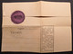 TELEGRAPH Telegram - POSTAL CLOSE Label Vignette - 1879 HUNGARY Serbia Banat PANCEVO PANCSOVA - Form Cut - Telégrafos