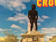 (U 18) Australia - QLD - Crows Nest Jimmy Crow Statue (W7) - Far North Queensland