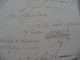 Militaria Hussein Bex Algérie LAS Autographe 29/10/1843 Du Capitaine Commandant 1er Escadron Du 4 è Et 9è D'Afrique - Dokumente