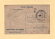 Pelerinage Des Prisonniers Et Deportes - Lourdes - 10 Sept 1946 - Carte Non Affranchie Taxee - WW II