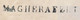 Ireland Derry Registered 1836 "Money Letter" Paid "1/6" Magherafelt Unframed PAID Masonic Correspondence - Voorfilatelie