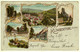 67 : Gruss Aus Klingenthal : Litho Couleur Multivues 1899 - Altri & Non Classificati