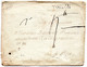 Var - LSC (enveloppe Artisanale) Marque TOULON (Lenain 11) - 1701-1800: Precursors XVIII