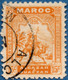 Maroc Poste Locale 1896 Alcazar à Oeuzzan 15 C Orange Cancelled, 2011.0202 Postman On Camel, Cherifiènne. Sherif's Mail - Lokale Post