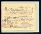 HUNGARY, CROATIA - Parcel Card For Package, Payment On Delivery, Sent From Zagreb To Kostajnica 1915 - Otros & Sin Clasificación