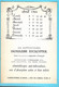 CALENDRIER---AVRIL 1962---Laboratoire LE BRUN--illustration PEYNET---isoniazide Eucalyptol---voir 2 Scans - Grand Format : 1961-70