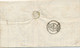 1852 Belle Frappe De La Cursive " 25 Livron " Drôme Sur Lettre Pour Lyon - Taxe Double Trait " 25 "  Dateur 31/3/52 - 1849-1876: Periodo Classico