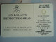MONACO USED CARDS  MUSIC BALLET - Monace