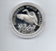 COOK ISLANDS $50 1990 ZILVER PROOF KM117  ENDANGERED WILDLIFE KRAANVOGELS - Cookinseln