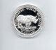 COOK ISLANDS $50 1990 ZILVER PROOF KM55  ENDANGERED WILDLIFE RHINO - Cook Islands