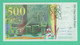 500 Francs - France -  Pierre Et Marie Curie - Neuf -  N°. N 018654235 - 1994 - - 500 F 1994-2000 ''Pierre En Marie Curie''