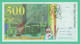 500 Francs - France -  Pierre Et Marie Curie - SPL -  N°. S 021911727 - 1994 - - 500 F 1994-2000 ''Pierre En Marie Curie''