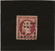 TIMBRE N° 17 A - 80 C CARMIN OBLITERATION GROS POINTS - ANNEE 1854  COTE 100 € - Ttb - 1853-1860 Napoleone III