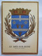 CARTE FEUILLET ARMOIRIES LE MEE SUR SEINE SEINE ET MARNE ROBERT LOUIS HERALDISTE PROCEDE RELIEF TYPO-EMAIL BLASON - Le Mee Sur Seine