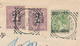 Nederlands Indië - 1905 - 20 Cent Bontkraag, Envelop G21 + 2x 2,5 Cent Van R Kendangan VK Bandjermasin Naar Scheveningen - Niederländisch-Indien