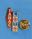 1 PIN'S //  ** ENSEIGNE / CAROTTE TABAC Et LOTO  ** - Jeux