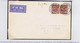 Ireland Airmail 1922 Thom Wide Rialtas 1½d Brown Pair On Airmail Cover To Cairo Dublin Cds BAILE ATHA CLIATH 28 MR 29 - Brieven En Documenten