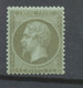 France Classique N°19 1c Olive Neuf *, Signé Calves TTB H2565 - 1862 Napoléon III