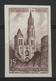 N° 1165 ESSAI NON DENTELE Cathédrale De Senlis 15Fr Brun Foncé. Neuf * (MH). TB. - Farbtests 1945-…