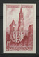 N° 1165 ESSAI NON DENTELE Cathédrale De Senlis 15Fr Rose Carminé. Neuf * (MH). TB. - Farbtests 1945-…