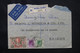 HONG KONG - Enveloppe En Recommandé De Hong Kong Pour Saïgon Par Avion - L 76030 - Storia Postale