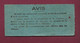 061120 - TICKET TRANSPORT TRAIN TRAM LYON - Gare VAISE MONTCHAT 30c 2e Cl AG 05387 - Europe