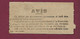 061120 - TICKET TRANSPORT TRAIN TRAM LYON - Charité Bon Coin 25c 2e Cl BI 10844 - Europe