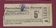 061120 - TICKET TRANSPORT TRAIN TRAM LYON - Perrache Croix Rousse Supplément 5c 402 G24650 - Europe