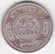 Belize. 25 Cents 1986  Elizabeth II, En Cupronickel. KM# 36 - Belize