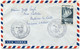 ANDORRE FRANCAIS LETTRE PAR AVION AVEC CACHET ILLUSTRE XXVe ANNIVERSAIRE DE LA POSTE FRANCAISE 1931-1956 30-6-56 ANDORRE - Storia Postale