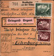 ! 1943 Waidhofen An Der Ybbs Nach Eilenburg, Paketkarte, Deutsches Reich, 3. Reich - Covers & Documents