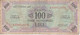 BILLETE DE ITALIA DE 100 LIRAS DEL AÑO 1943 (BANKNOTE) ALLIED MILITARY CURRENCY - Ocupación Aliados Segunda Guerra Mundial