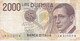 BILLETE DE ITALIA DE 2000 LIRAS DEL AÑO 1990  MARCONI  (BANKNOTE) - 2000 Lire