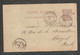 2  Entiers  Postaux   Oblit 1901    MONACO - Ganzsachen