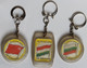 Lot De 3 Porte Clefs Football 1966 Coupe Du Monde Angleterre équipe Hongrie Bulgarie URSS World Cup Le Gaulois - Kleding, Souvenirs & Andere