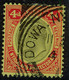 NYASALAND 1908 4d Fine Used SG 76 With DOWA Squared Circle Postmark - Nyassaland (1907-1953)