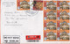 ARGENTINA - 2004 - 21 Stamps (11 On The Rear) - Registered - Medium Envelope - Viaggiata Da Buenos Aires Per Bruxelles, - Brieven En Documenten