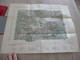 Carte Géographique Dépliante Ministère De L'Intérieur Libraire Hachette Lavelanet Ariège 1898 - Mapas Geográficas