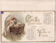 Delcampe - Magnifique Calendrier 1897 - Dieu Religion Jésus Christ Salomon Ange Coquelicot - Killinger - Victorian Era Angel God C2 - Grand Format : ...-1900