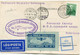 HONGRIE CARTE PAR AVION AVEC VIGNETTE "...MISKOLC-DEBRECEN 1934 JUL 14" DEPART BUDAPEST 934 JUL 14  POUR LA HONGRIE - Lettres & Documents