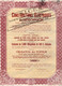 Obligation Au Porteur D'une Valeur De 500 Frcs - Constructions Electriques - Fraipont-Nessonvaux 1927. - Elettricità & Gas