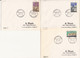 LOT DE 3 ENVELOPPES PREMIER JOUR 1958 MAUBEUGE SAINT-DIE SETE - Lettres & Documents