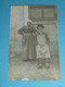 CPA, Rare Carte Photo, Couple En Costume Régional Traditionel, Sabots Biaude, Sologne Berry ?? - Photographs