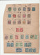 TIMBRES DU DANEMARK NEUF*/ OBLITEREES SUR FEUILLE 1863 A 1907 Nr VOIR SUR PAPIER AVEC TIMBRES  COTE 2234.50    € - Unused Stamps