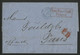 1863 LETTRE De RIGA En LETTONIE En PORT PAYE Pour PARIS (voir Description) - Letonia