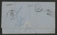 1866 RUSSIE LETTRE En Double Port De RIGA (actuellement En LETTONIE)  Pour PARIS (voir Description) - ...-1857 Prephilately