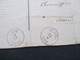 Altdeutschland Sachsen 23.8.1858 Beleg / Post Insinuations Document Portofreie Justizsache Stp. K. Pr. Post Exped. Barby - Saxony