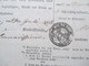 Altdeutschland Sachsen 23.8.1858 Beleg / Post Insinuations Document Portofreie Justizsache Stp. K. Pr. Post Exped. Barby - Sachsen